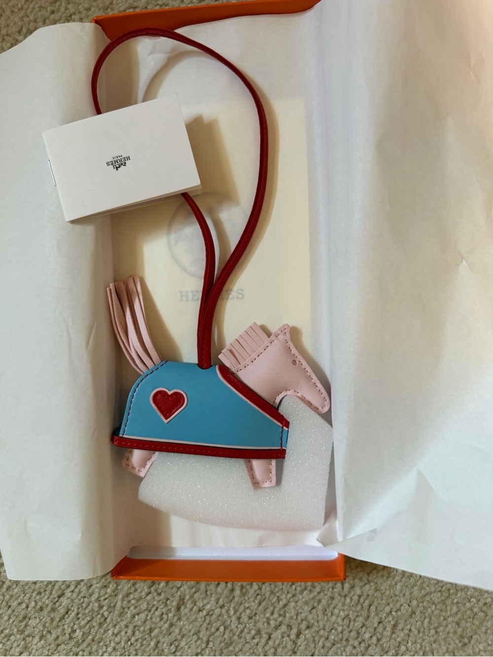Hermès Rodeo Robeo Coeur PM bag charm - Picture 2 of 6